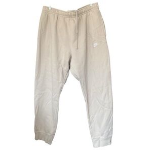 Nike Sportswear Cream Vanilla Neutral Sweatpants Joggers Mens XXL